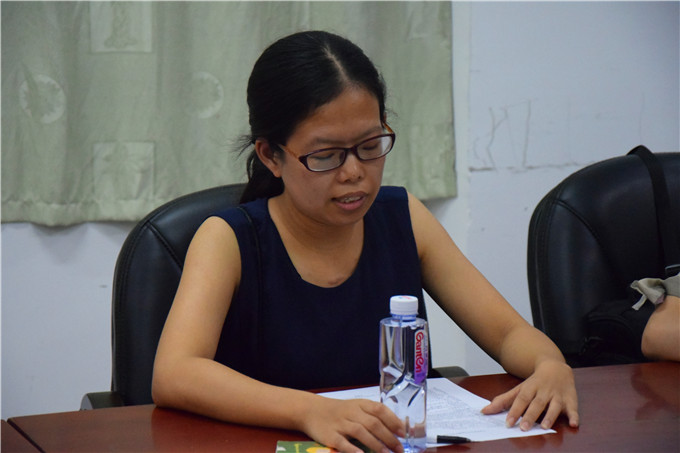 微信负责人陈慕莹老师讲话