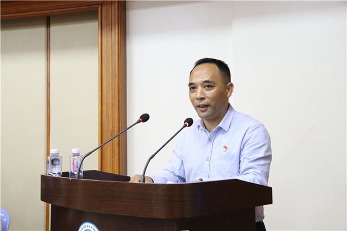 院长助理谢耿在会上作2019年招生工作回顾暨2020年招生工作动员